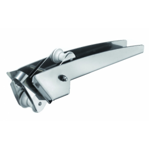 Musone basculante in acciaio inox per ancore 32 kg.