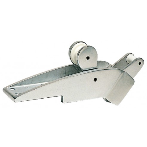 Aluminum tilting bowsprit for 15 kg anchors. - Osculati