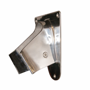 Kiinteä ruostumattomasta teräksestä valmistettu kaarirulla 10 kg:n ankkureille. Sisäänrakennettu asennus.