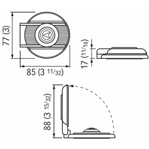 Foot Button 900UW for Ascent - Quick