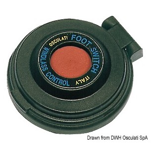Foot switch for ascent with black ferrule - Osculati