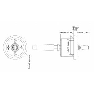 Musta joystick MT-toimilaitteille - Uflex 2