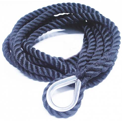 Blue mooring rope stainless steel redancia