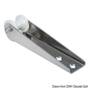 Baugrulle i rustfritt stål for små skrog 205 mm