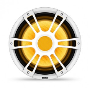 1400W hvit CRGB Signature Series 3i Sport subwoofer – Fusion