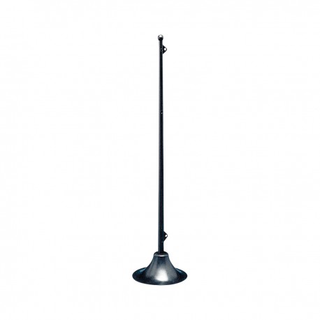 Pole for flag mm.390 for inflatable boats - complete with base