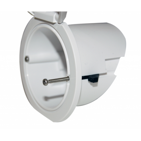 Rund nisje med dusjhode og 3 m slange.