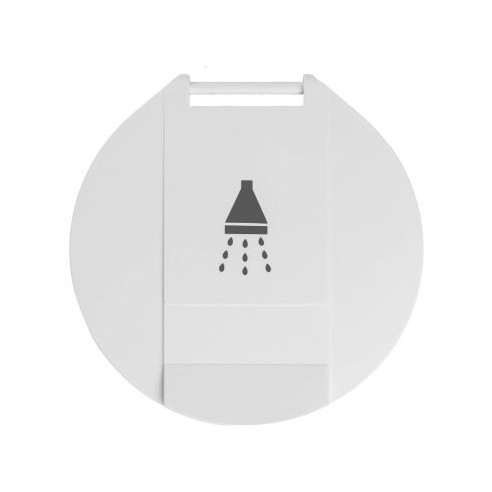 Rund nisch för duschmunstycke