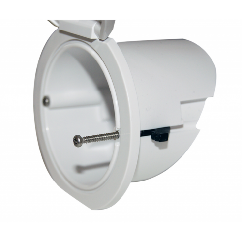 Rund nisch för duschmunstycke