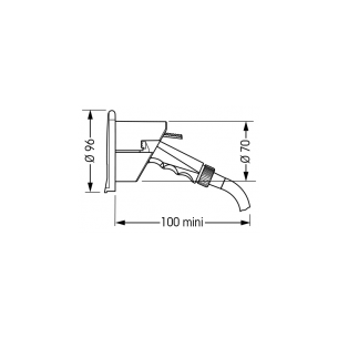 Round niche for hand shower 2