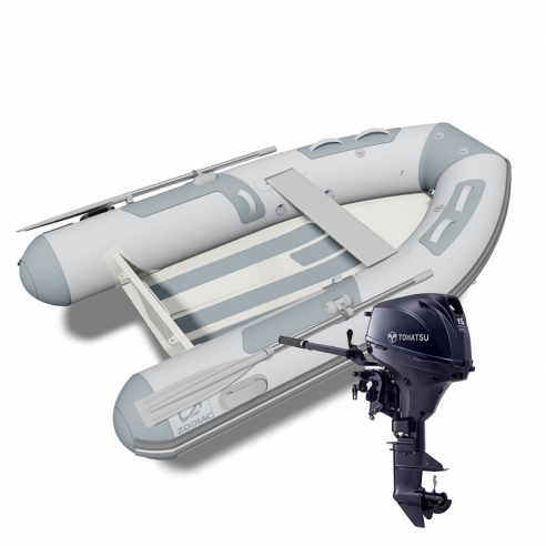 Tender Zodiac Cadet 300 Rib Alu outboard motor Tohatsu