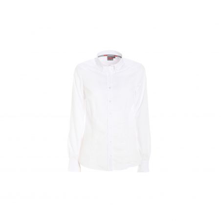 Women's no-iron Deck bright white shirt - Slam