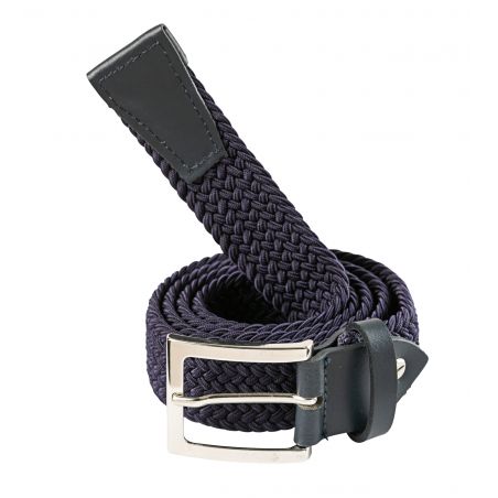 Deck dark navy woven elastic belt - Slam