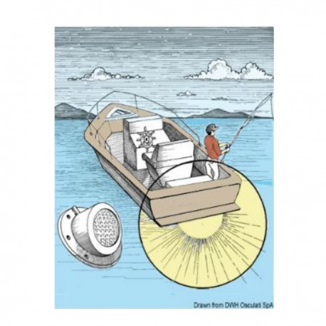 Täysin vesitiivis valkoinen ABS-kansivalo