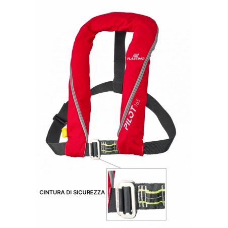 Automatic self-inflating life jacket 165N Pilot safety belt XXL - Plastimo