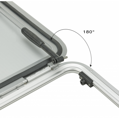 Plastimo aluminiumluckfläns