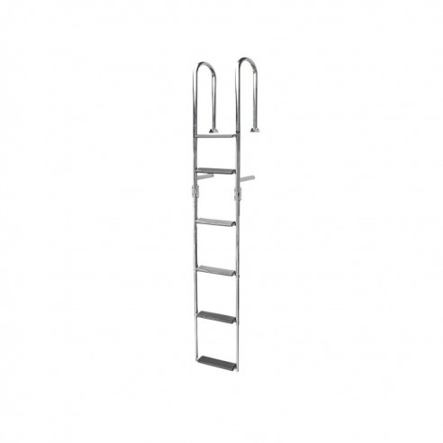 Telescopic ladder with 6 steps - Plastimo