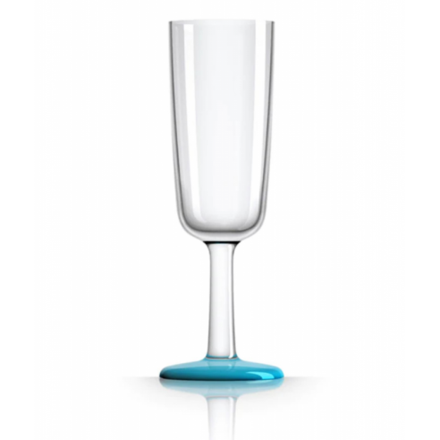 Laguna Blue Champagne Glass - Plastimo