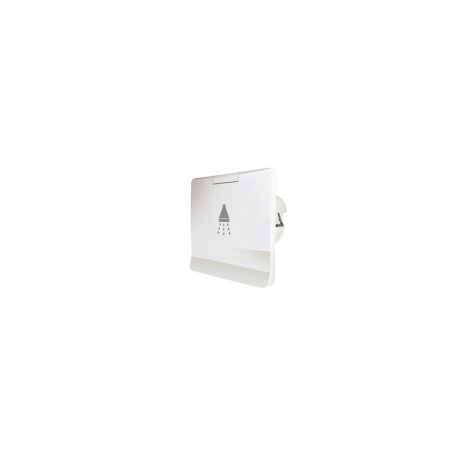 Square Niche with Flexible Cover for Hand Shower - Plastimo