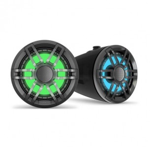 Fusion XS Sport RGB Marine Wake Tower-luidsprekers (zwart)