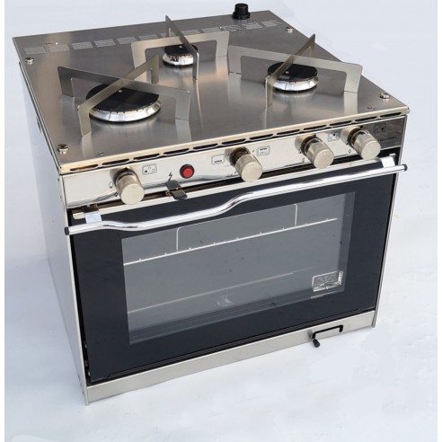 Ventura 3-burner stove with oven - Techimpex