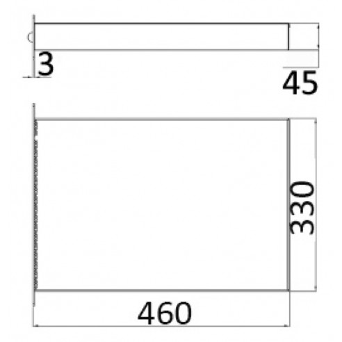 Utdragbar stege - Standardversion