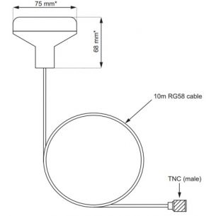 GA200 passieve GPS-antenne - Raymarine 2
