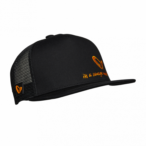 Cappello con visiera piatta All Black Cap - Savage Gear
