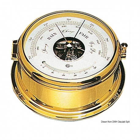 Barometer/thermometer with accurate