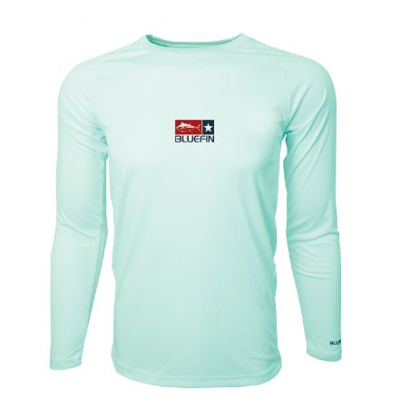Performance Solar Tees UPF 50+ Fisketröja - Bluefin USA