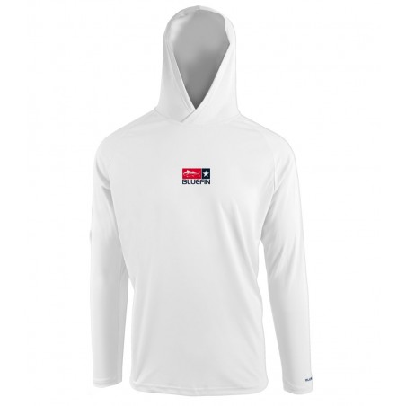 Superlight UPF 50 Hooded Fishing Shirt - Bluefin USA