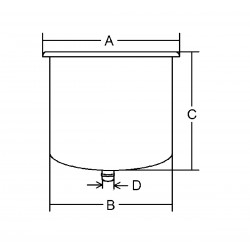 Recessed plastic cup and can holder 2