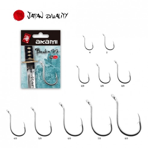 AKAMI HOOKS SERIES BEAK-SS 4/0