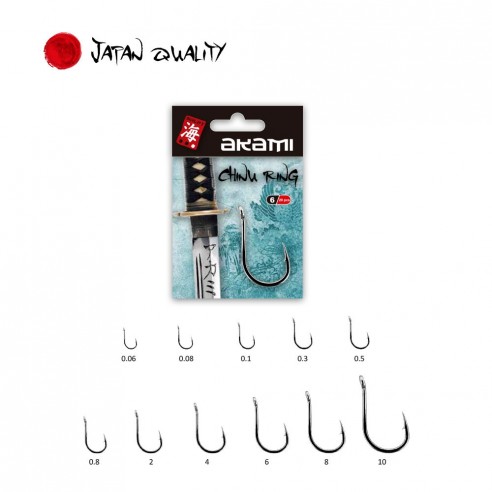 AKAMI HOOKS SERIES CHINU RING 0.06