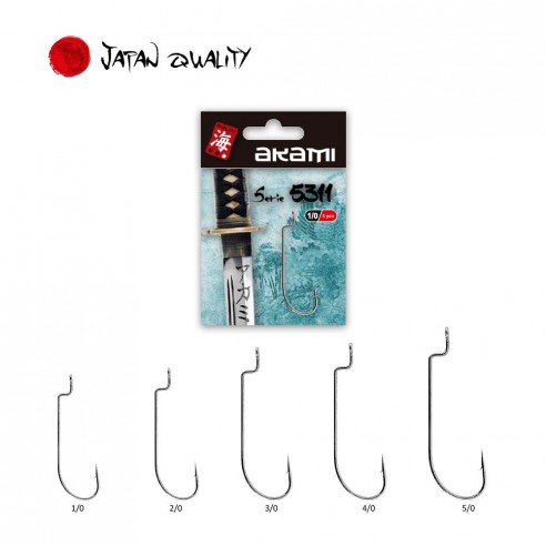 AKAMI HOOKS OFF-SET SERIE 5311 5/0