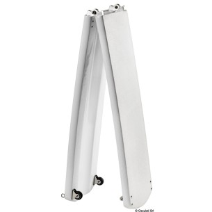 220 cm. aluminum folding gangway with EVA footboard gray - Osculati 2