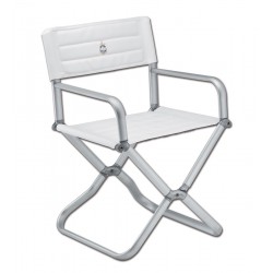 Sammenleggbar lenestol med oval profil i lettmetall 2