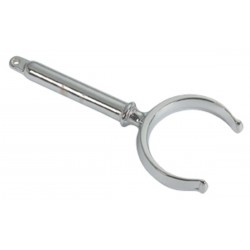 Kromattu messinkinen lukko