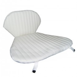 Hvit pute til skjell