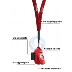 MOB+ xTAG Klämma och Rem