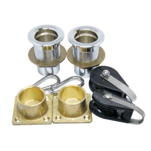 Stainless steel davits - tube Ø mm. 40 2