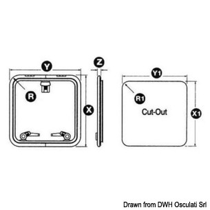 Lavprofil luke med arm -... 2