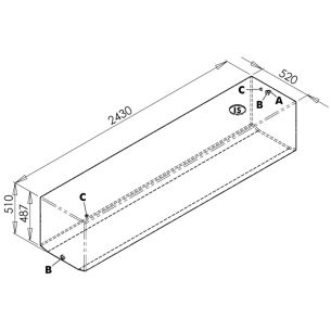 600 Lt. rigid tank for... 2