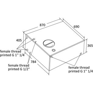 240 L starre tank voor... 2