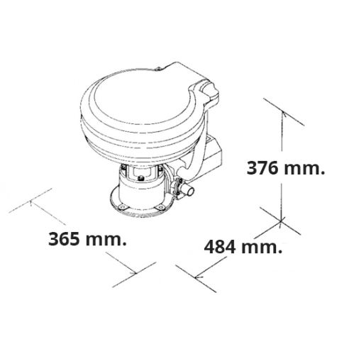 Stor elektrisk toalett - TMC