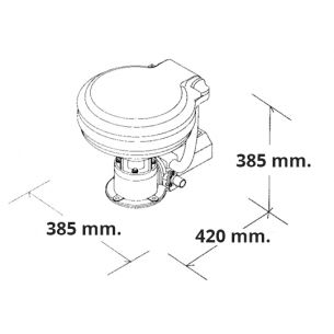 Evolution Silent Compact sähkökäymälä - Osculati 2