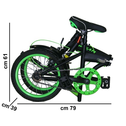 16" sammenleggbar sykkel - Cinzia Cycles