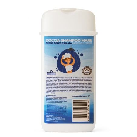 Biologisch afbreekbare shampoo-douchegel voor gebruik op boten