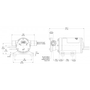 Jabsco 23670-4003 - Junior Puppy 12V Bilge Pump 2