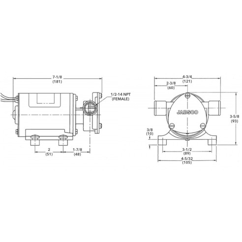 Jabsco 18220-1127 - Ballast Pump 35 L/m. 12V